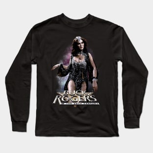 Vintage Worn Crack - buck rogers princess ardala the Draconian Empire Long Sleeve T-Shirt